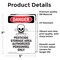 Signmission GHS Pesticide Storage Danger Sign, Vinyl Decal, 5in W x 7in L, 2PK OS-2PACK-DS-D-57-V-2036 - alternate 5